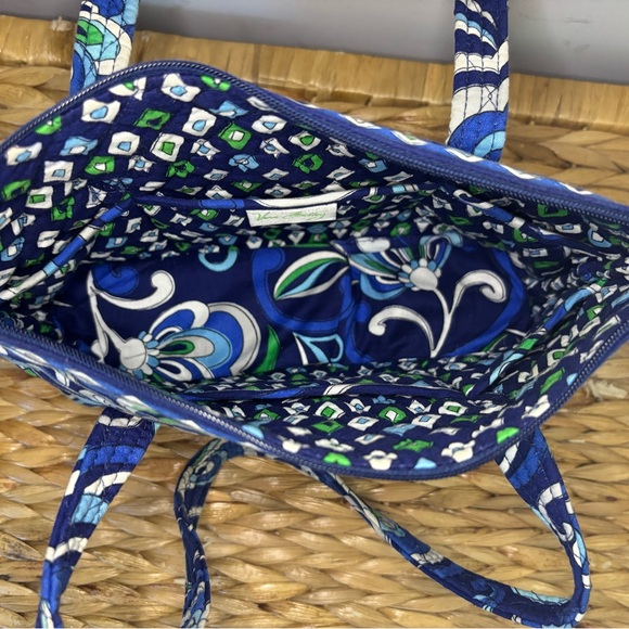 Vera Bradley Floral Blue Tote Bag - Picture 14 of 16